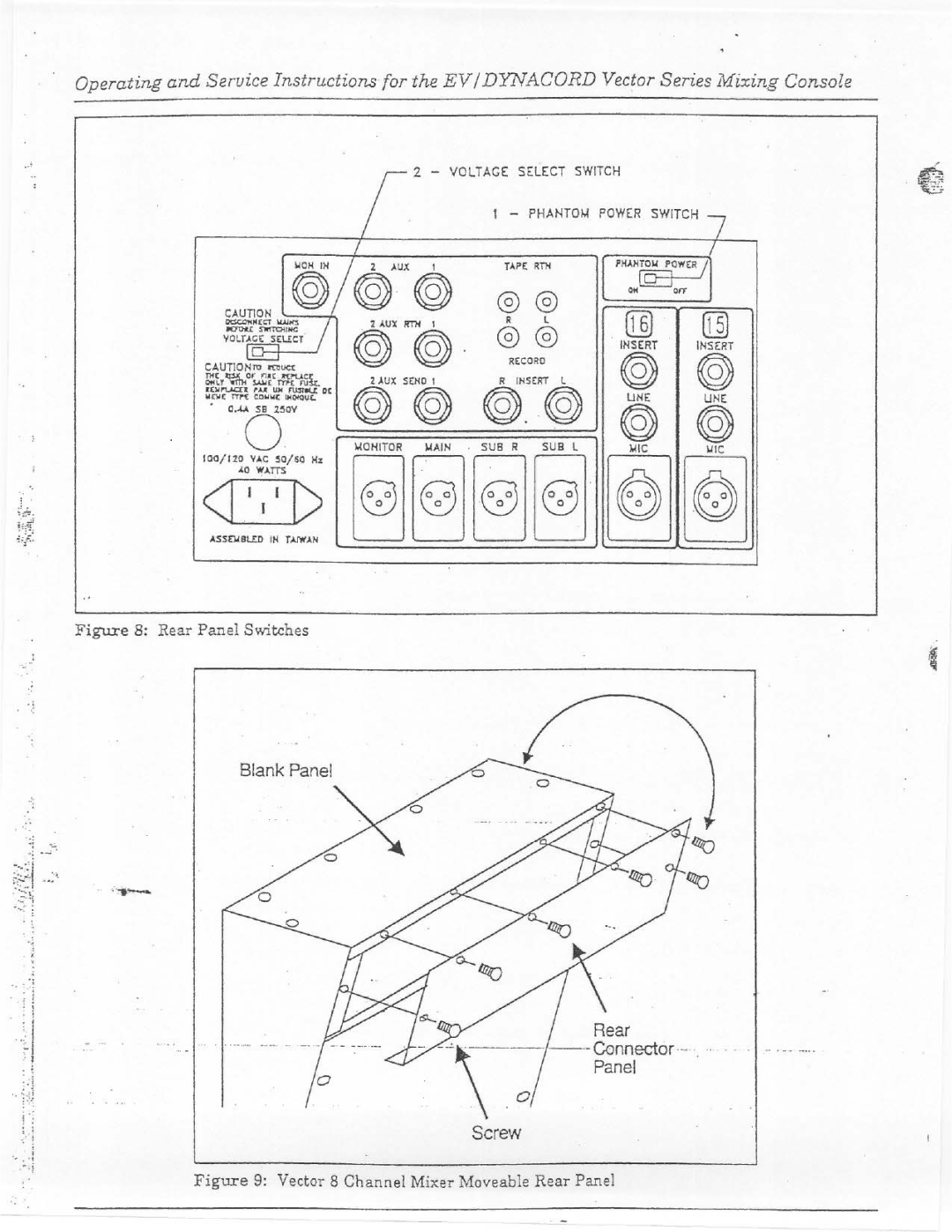 Electro-Voice Vector manual 