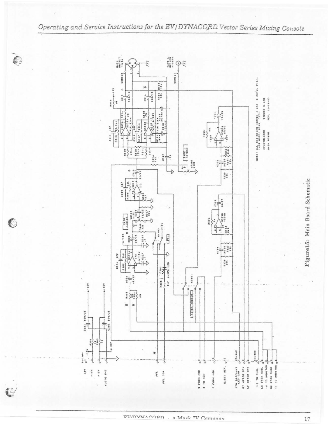 Electro-Voice Vector manual 