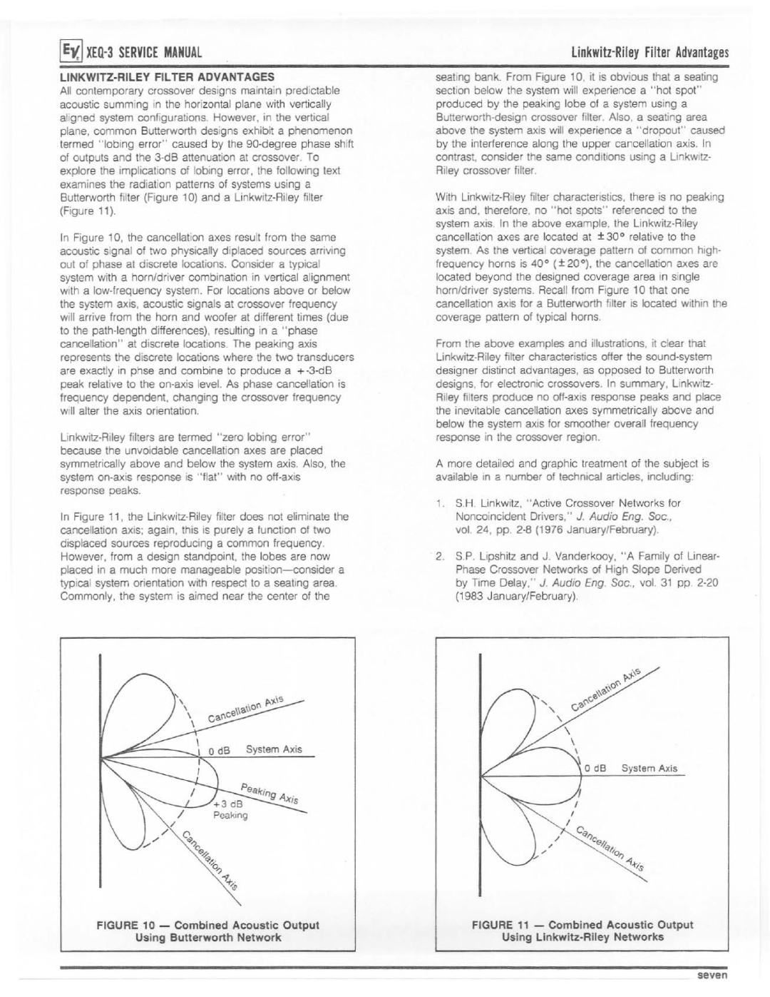 Electro-Voice XEQ-3 manual 