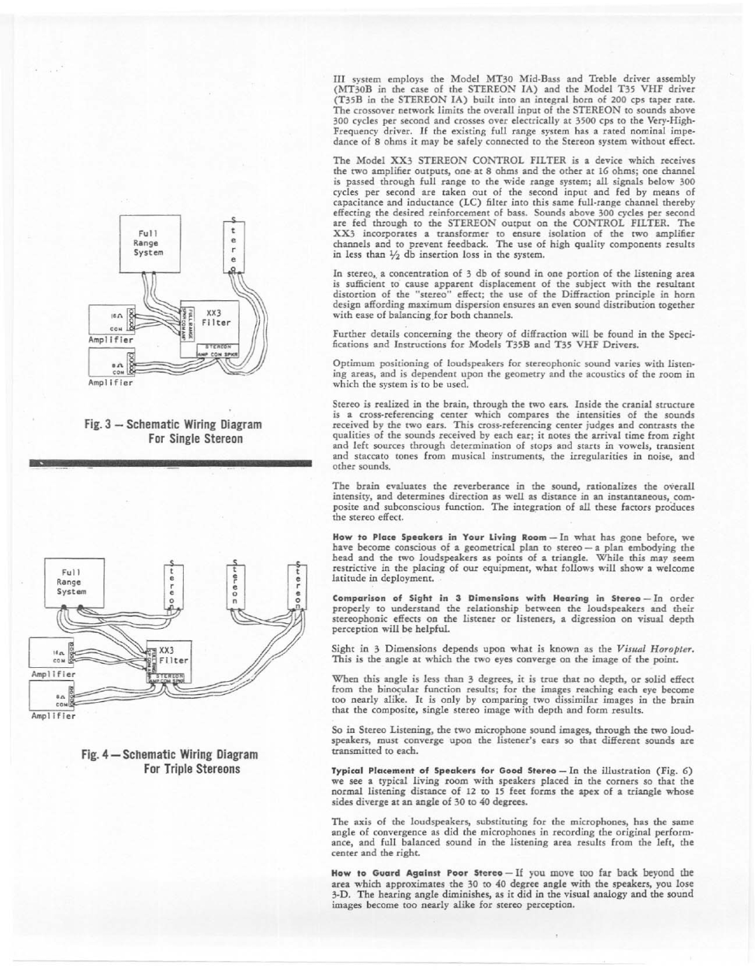 Electro-Voice XX3 manual 