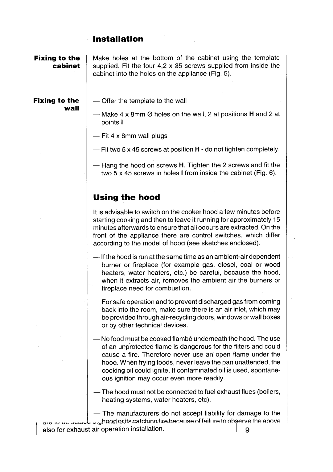 Electrolux 102 D operating instructions 