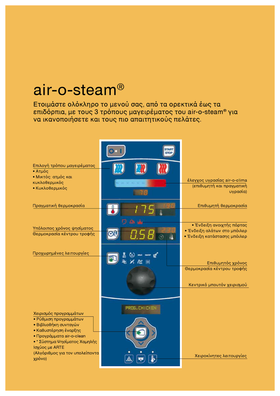 Electrolux 20 GN 2/1, 10GN1/1, 20GN1/1 manual Air-o-steam 