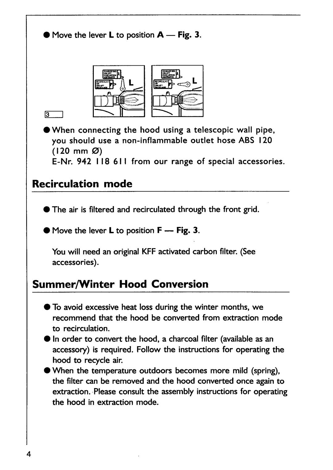 Electrolux 125 D manual 