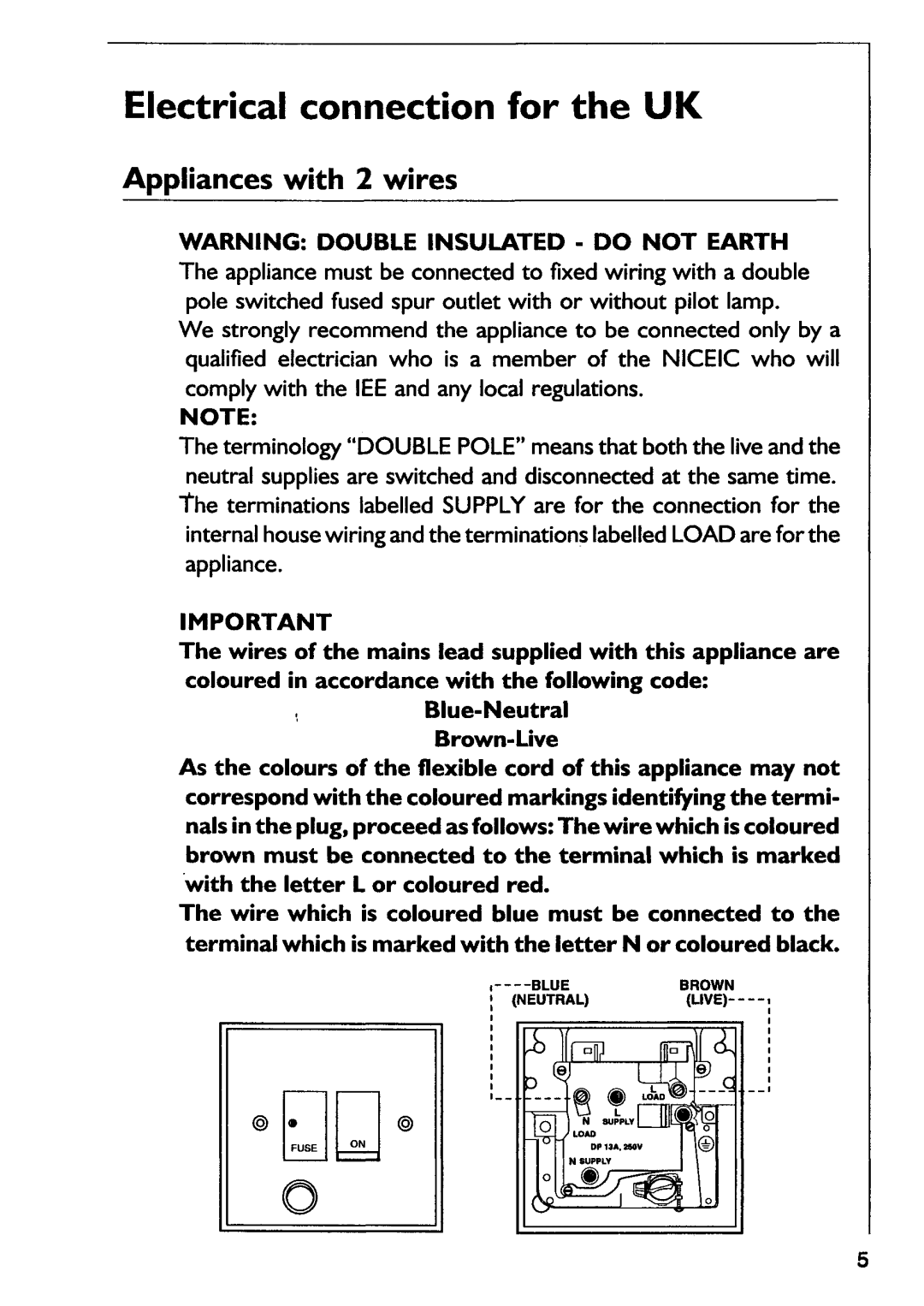 Electrolux 125 D manual 