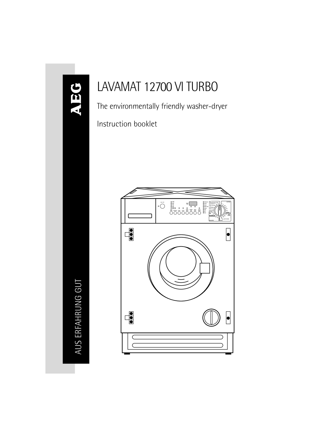 Electrolux manual Lavamat 12700 VI Turbo 