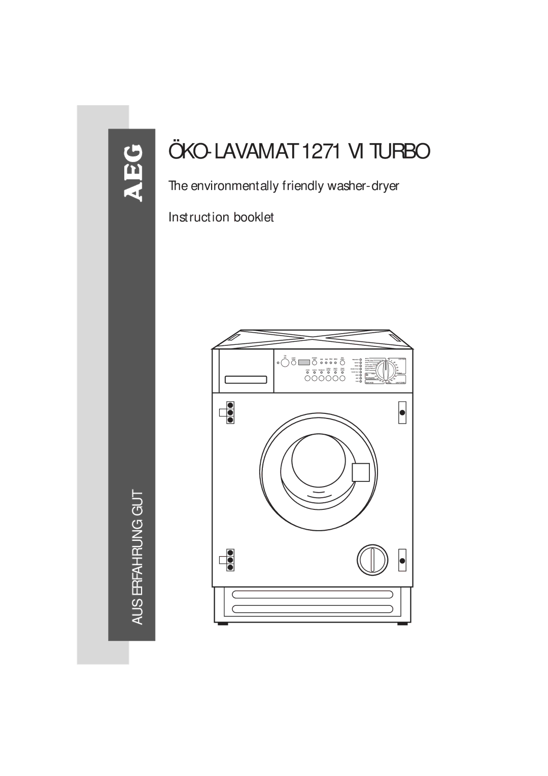 Electrolux manual ÖKO-LAVAMAT 1271 VI Turbo 