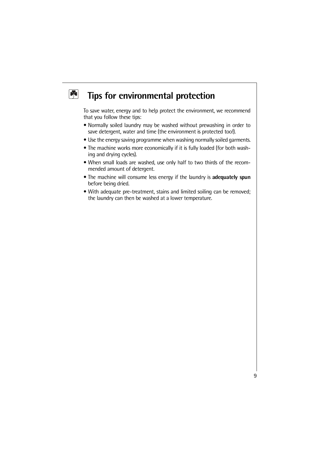 Electrolux 12710 VIT, 14710 VIT manual Tips for environmental protection 