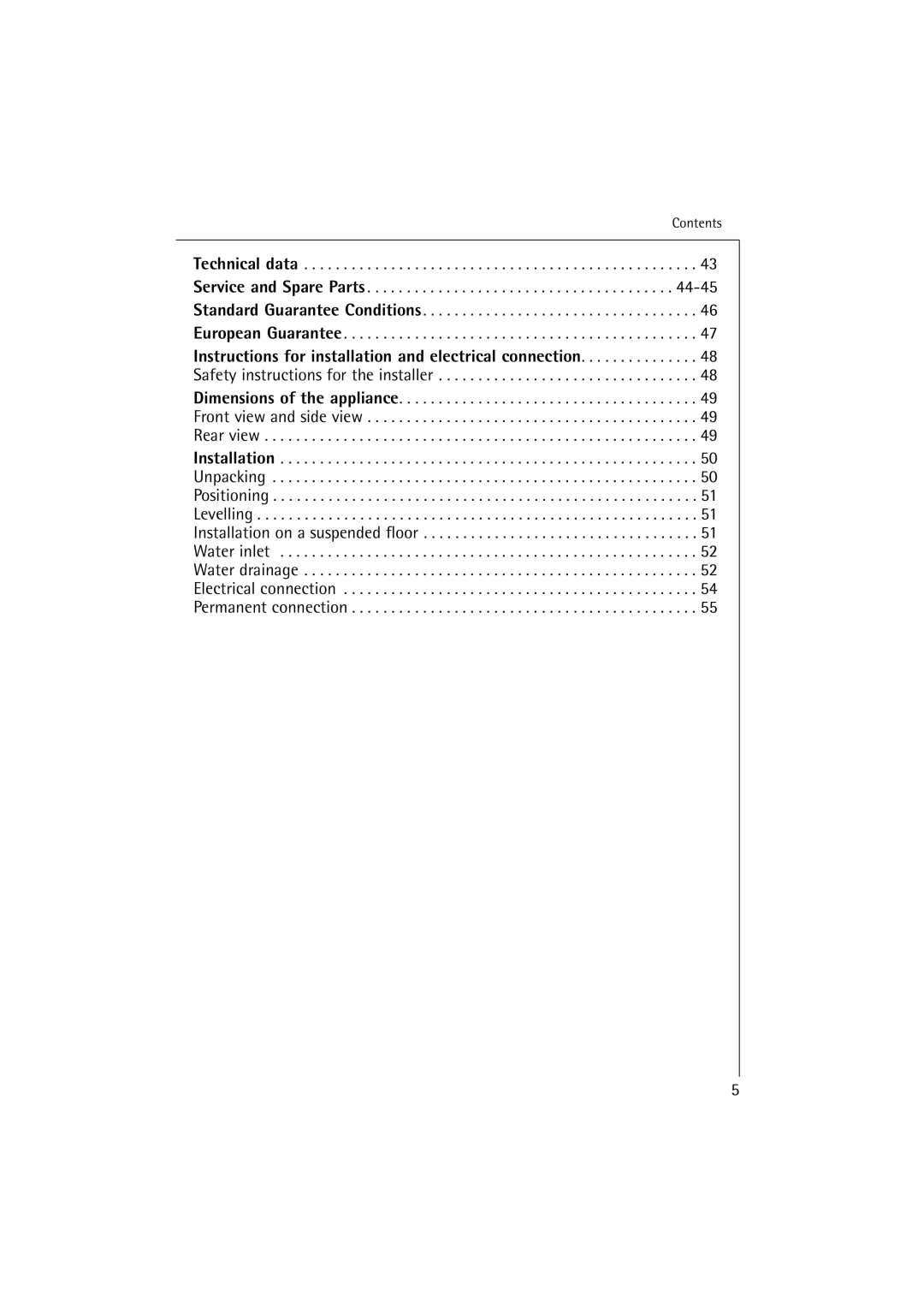 Electrolux 12830 manual 