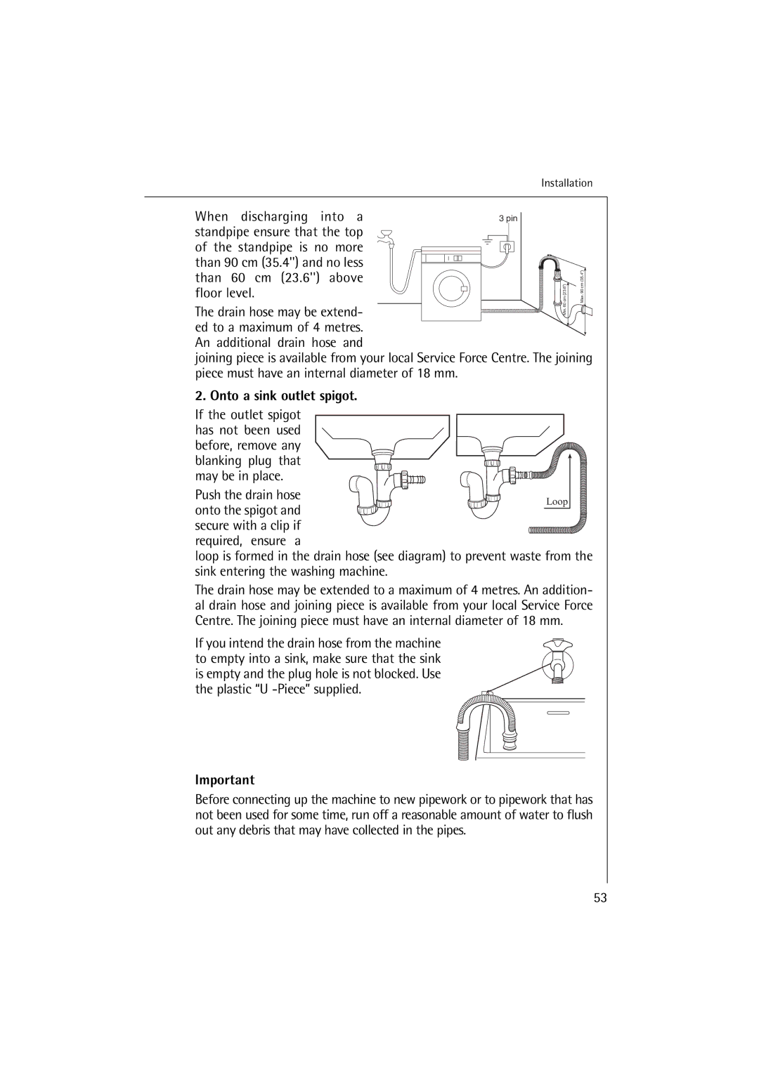 Electrolux 12830 manual Onto a sink outlet spigot 