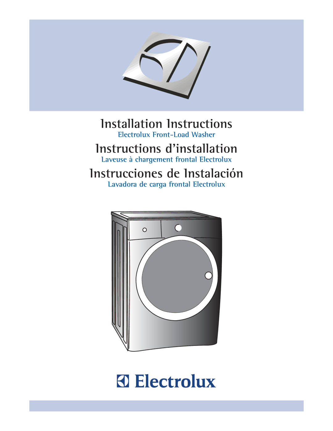 Electrolux 137064300 B installation instructions Installation Instructions 