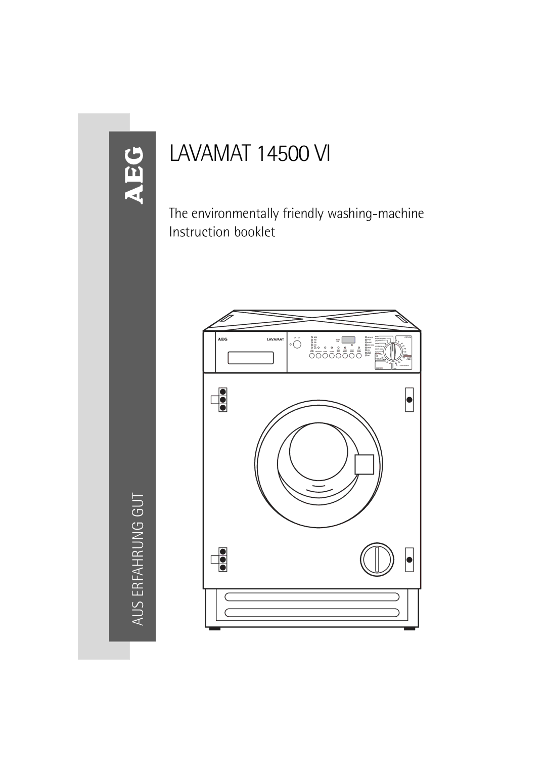 Electrolux 14500 VI manual Lavamat 14500 