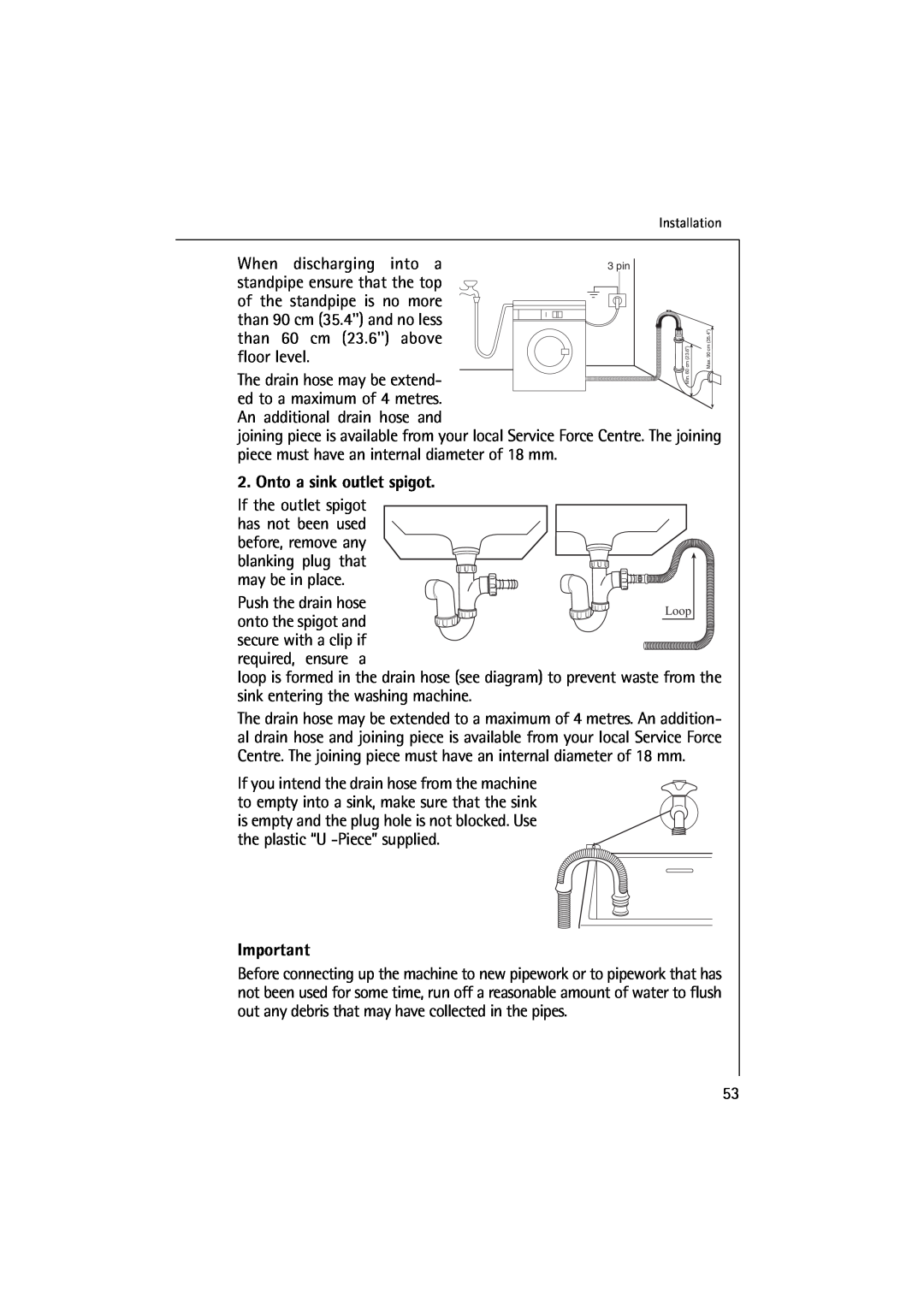 Electrolux 16830 manual Onto a sink outlet spigot 