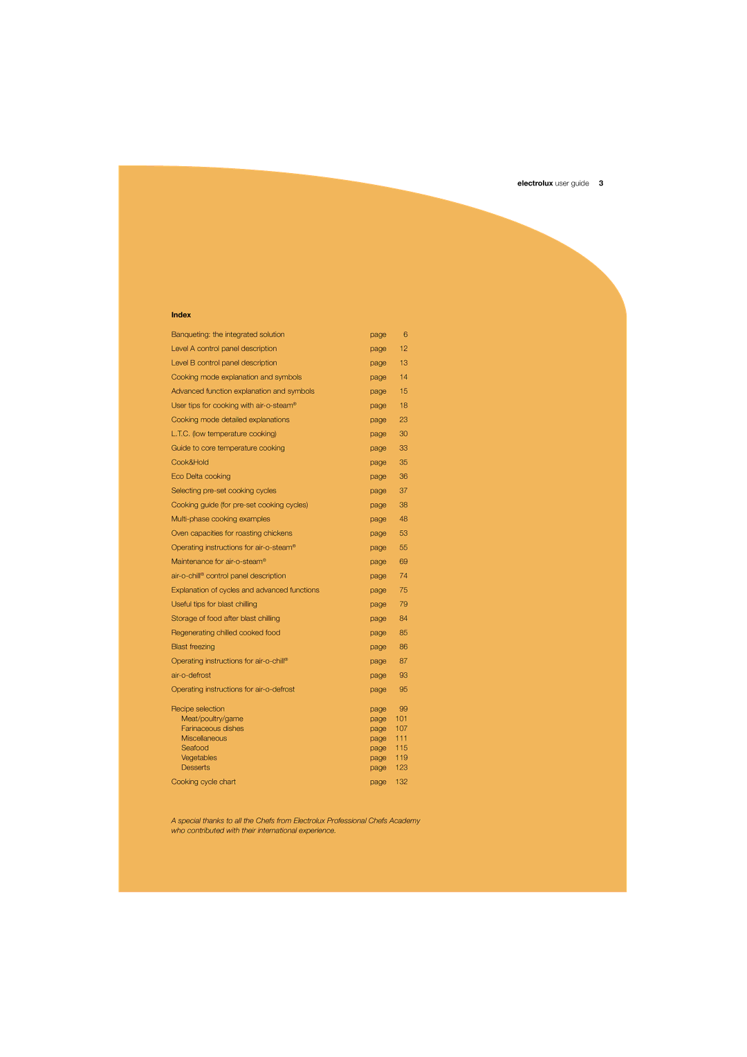 Electrolux 180 manual Electrolux user guide Index 