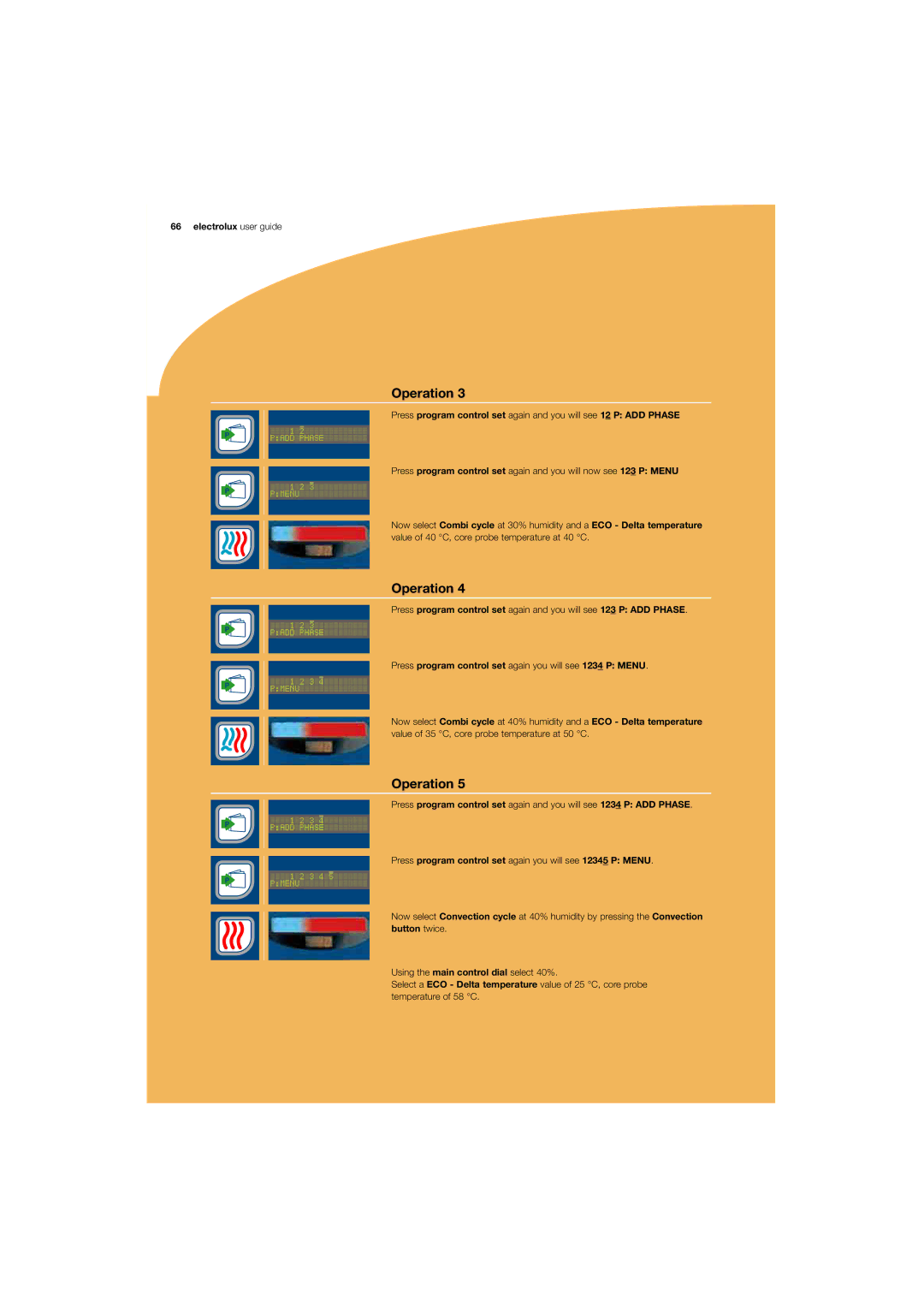 Electrolux 180 manual Operation 