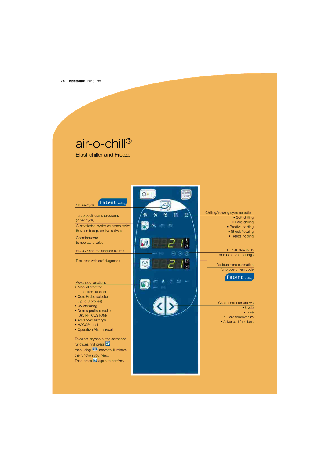 Electrolux 180 manual Air-o-chill, Blast chiller and Freezer 