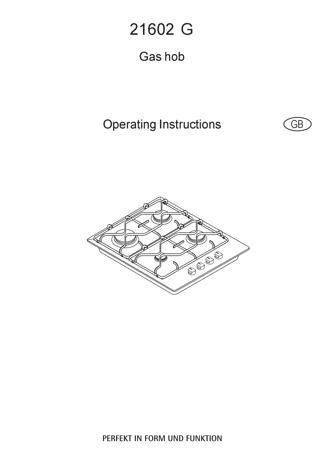 Electrolux 21602 G manual 