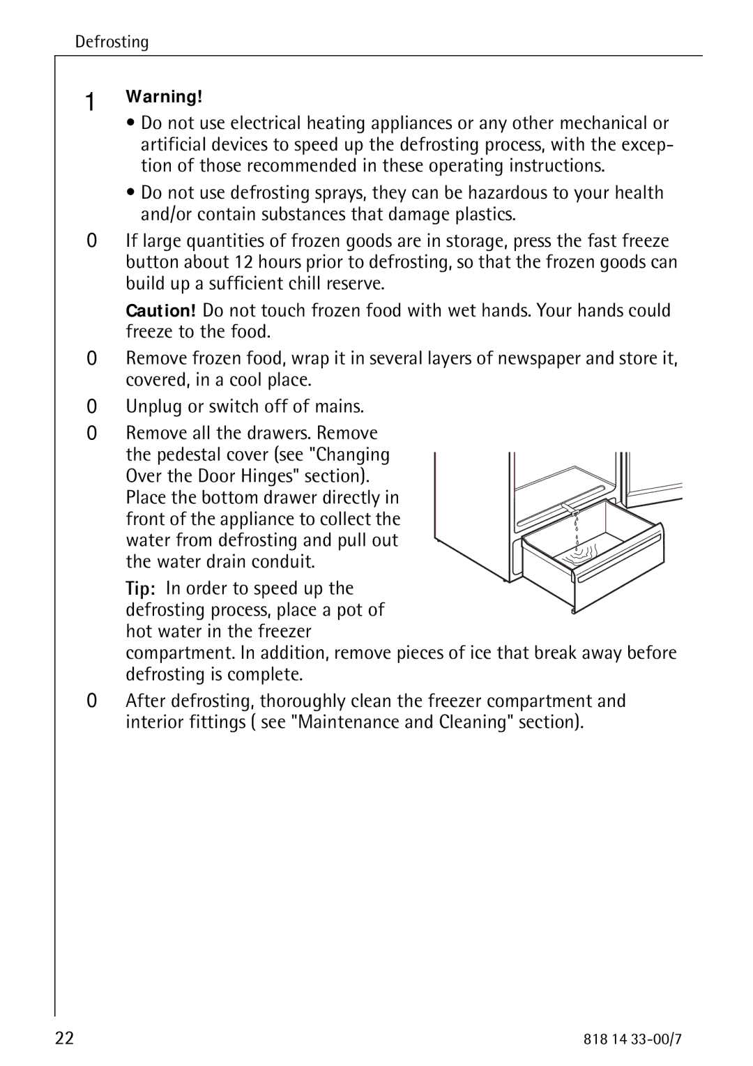 Electrolux 2170-4 operating instructions 818 14 33-00/7 