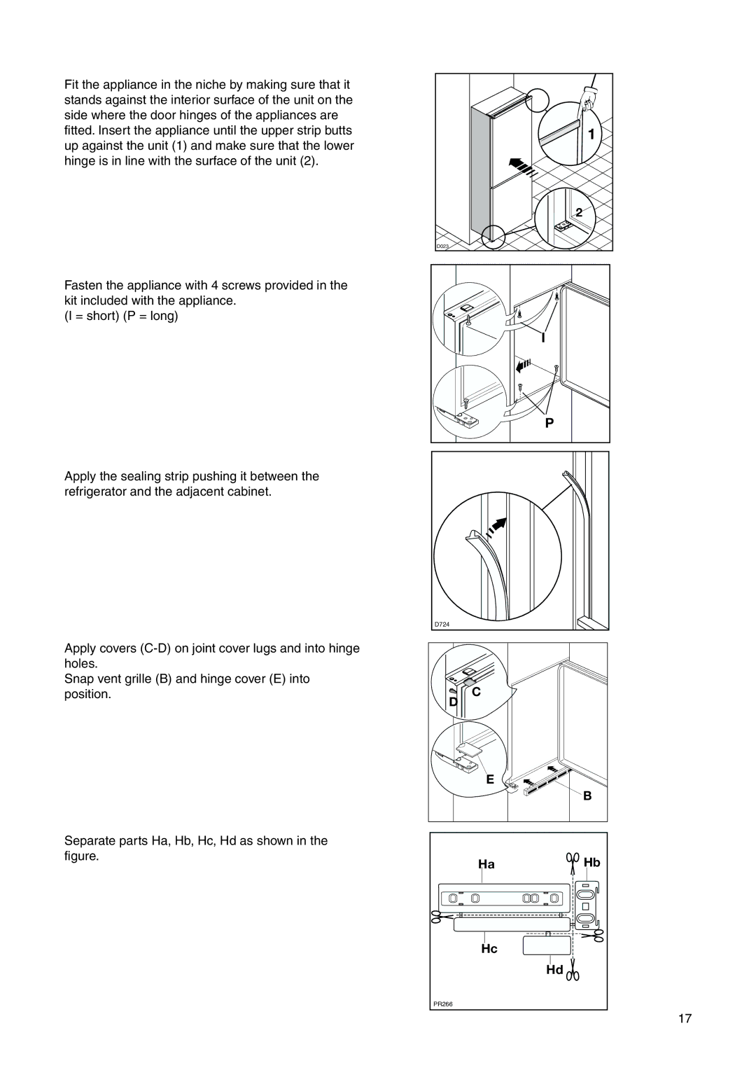 Electrolux 2223 208-81 user manual D724 PR266 