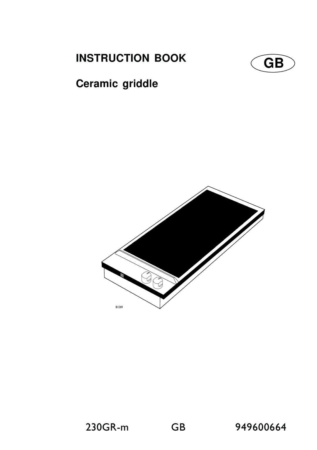 Electrolux 230GR-m manual Instruction Book 