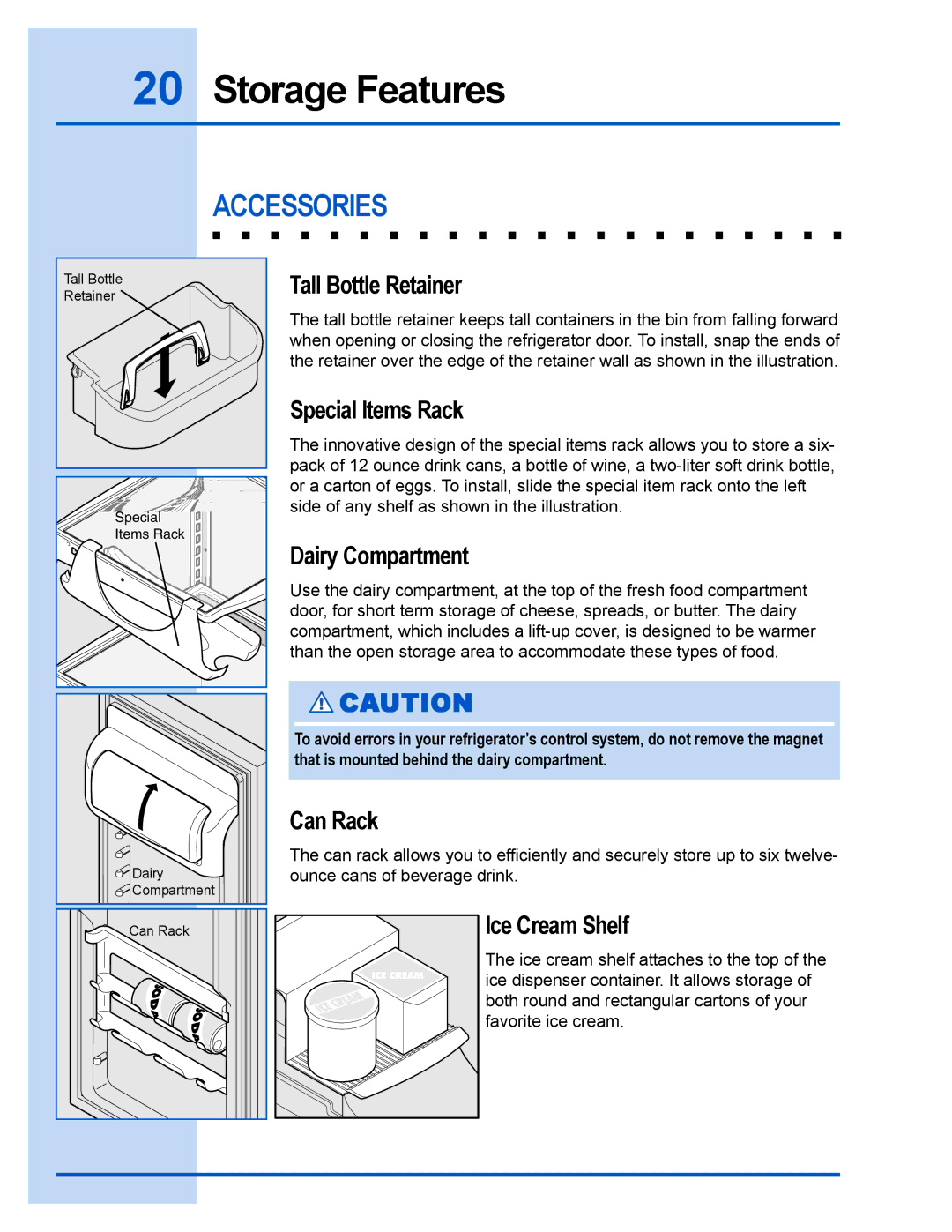 Electrolux 241540105 (0612) manual Accessories 