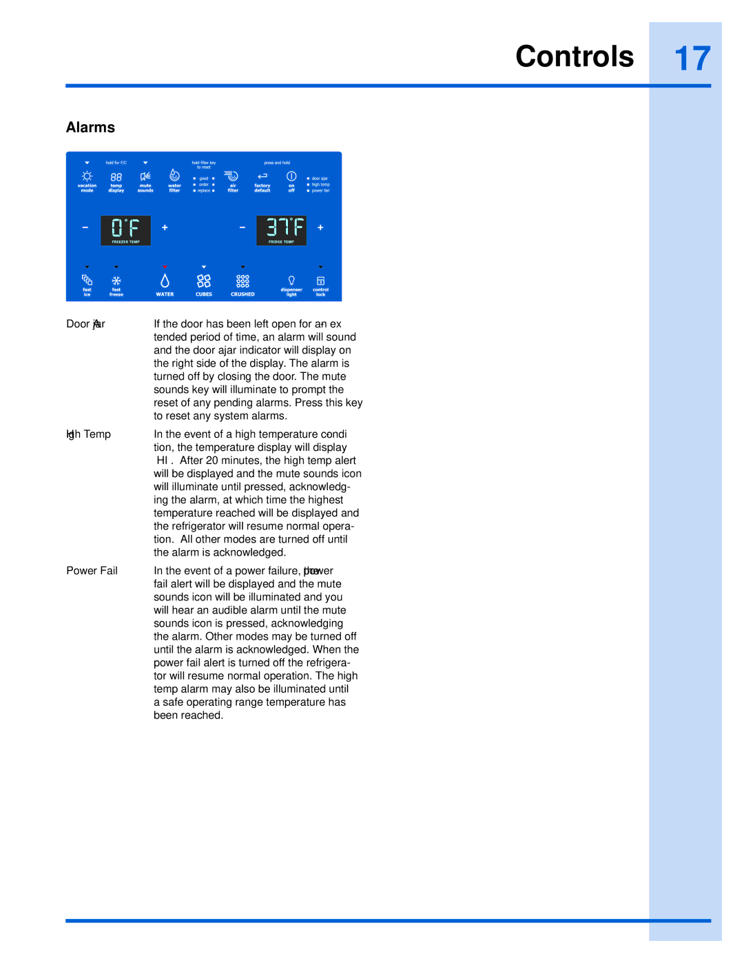 Electrolux 241868902 manual Been reached 