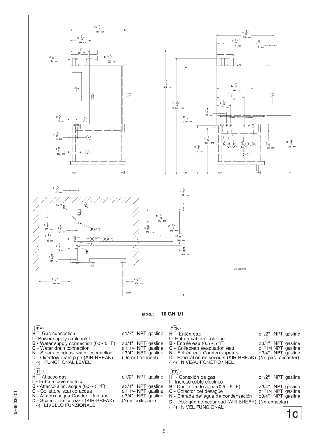 Electrolux 269552, 267554, 267552, 267553, 267550, 269550, 269551, 269555, 269554, 267555, 267551 manual 5938 