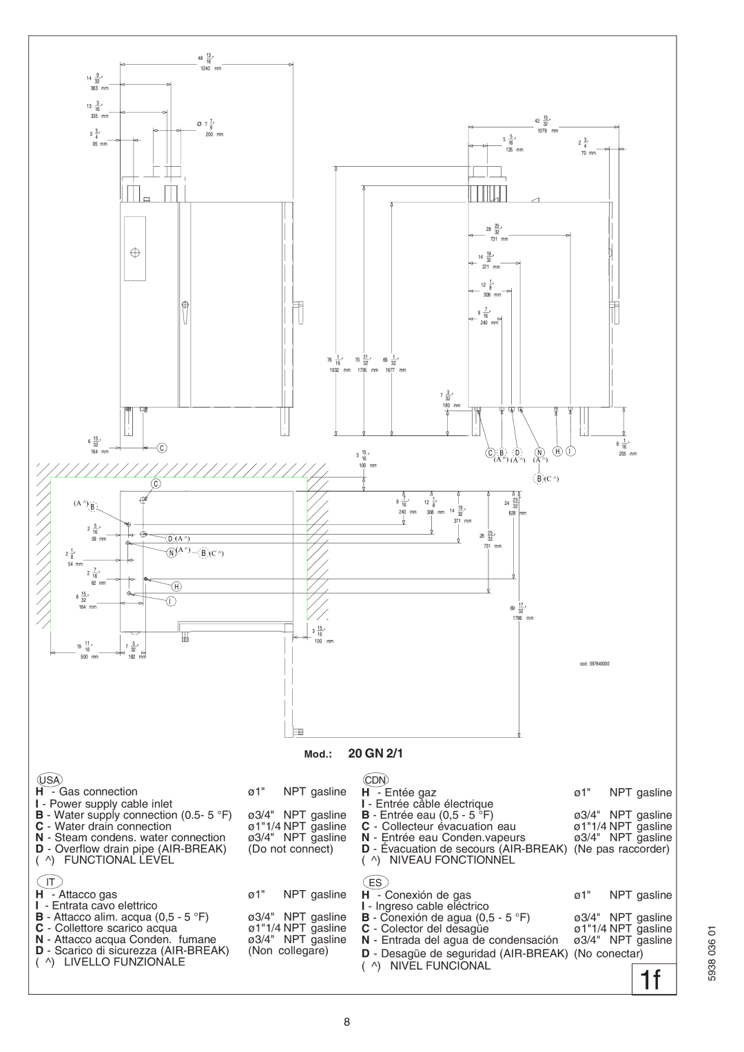 Electrolux 269554, 267554, 267552, 267553, 267550, 269550, 269552, 269551, 269555, 267555, 267551 manual 5938 