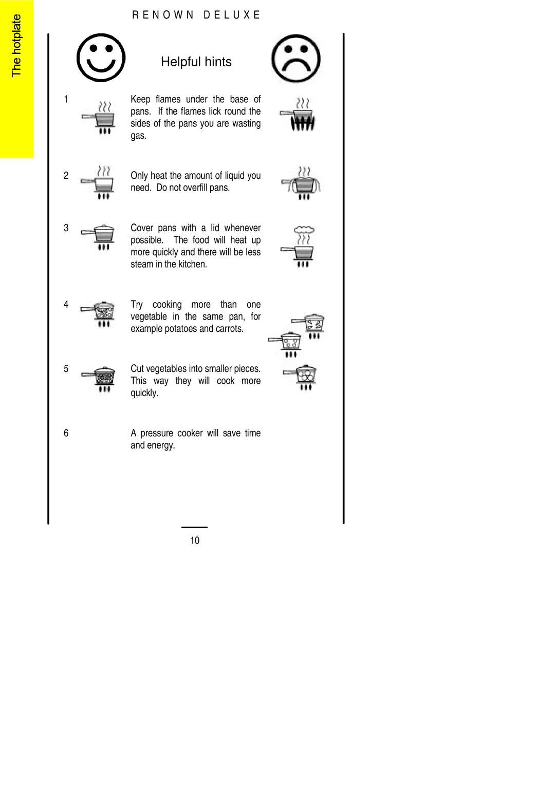 Electrolux 311330813 installation instructions Helpful hints 