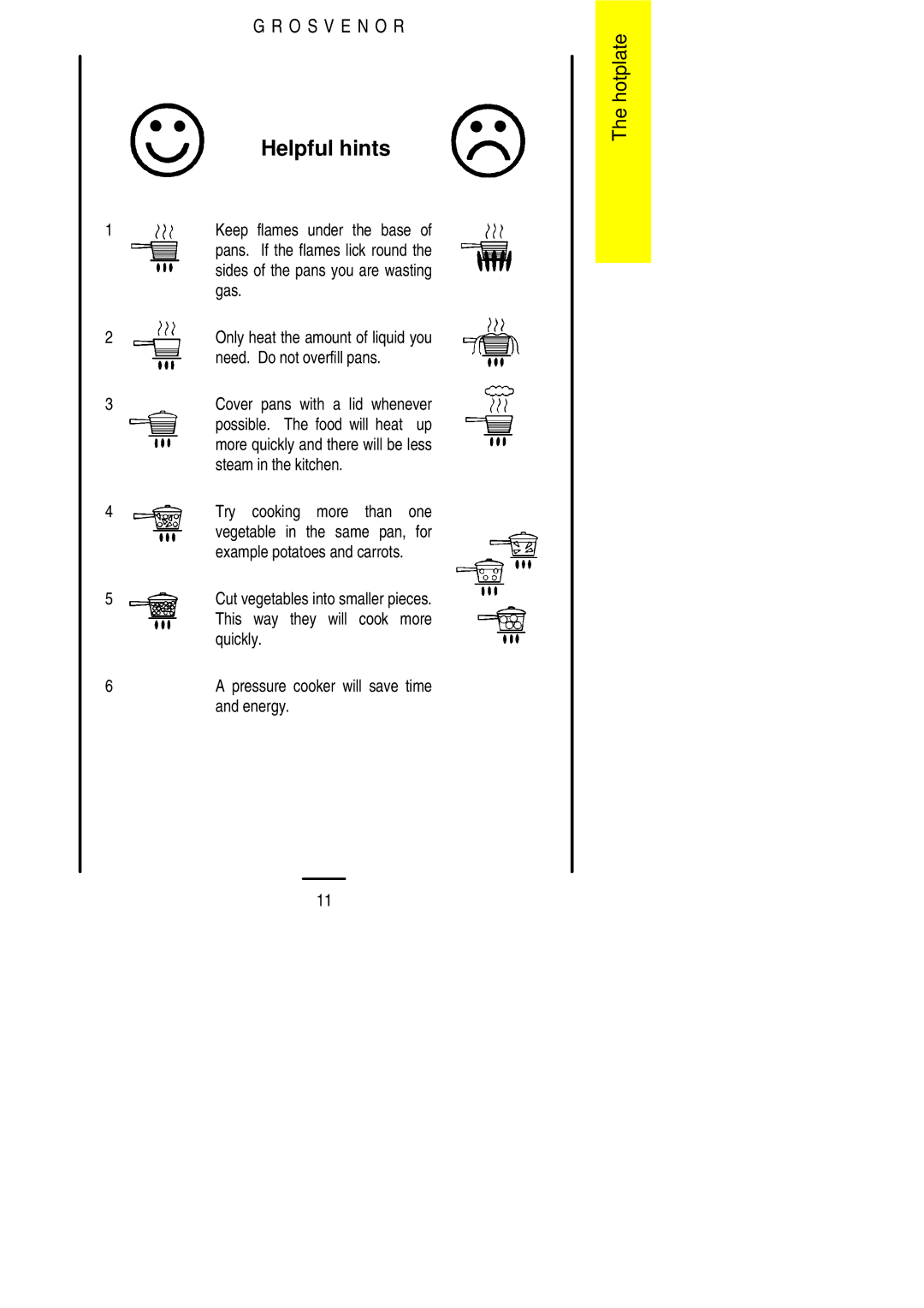 Electrolux 311423202 installation instructions Helpful hints 