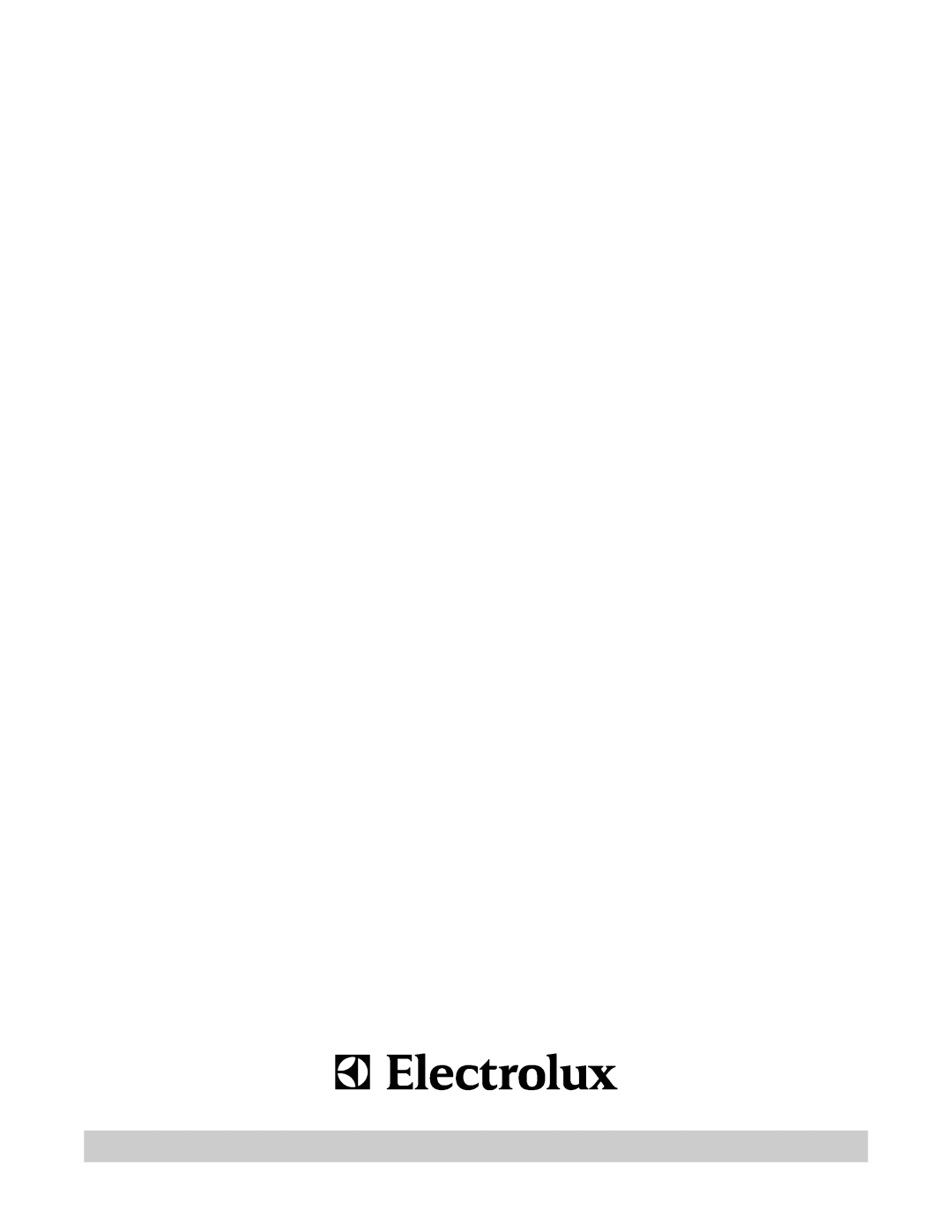 Electrolux 316471110 manual 