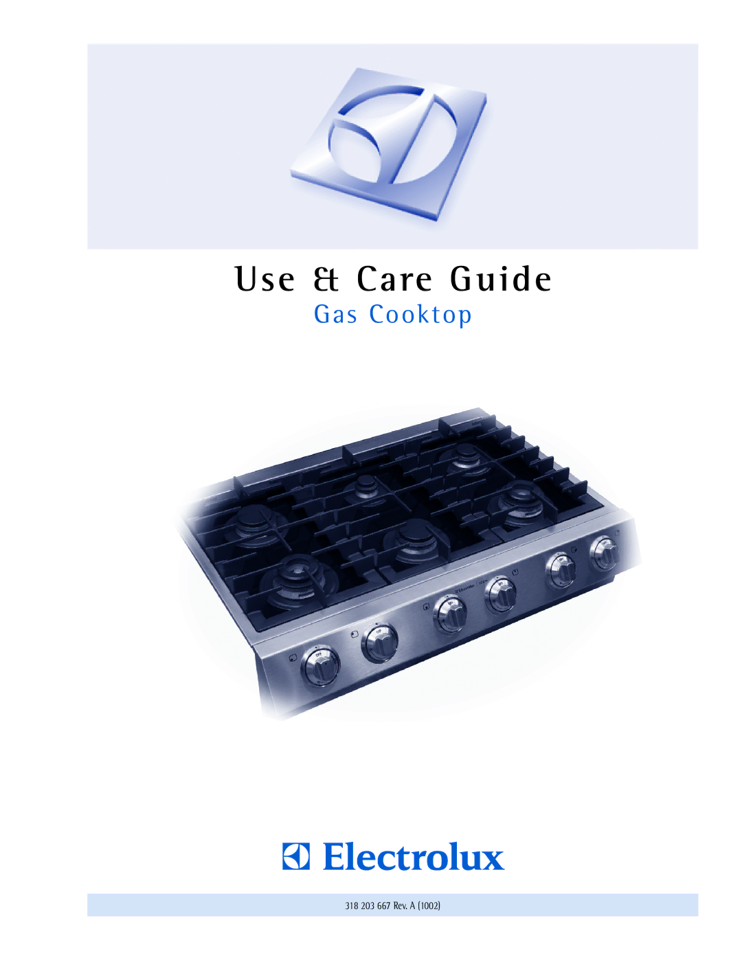 Electrolux 318 203 667 manual Use & Care Guide 