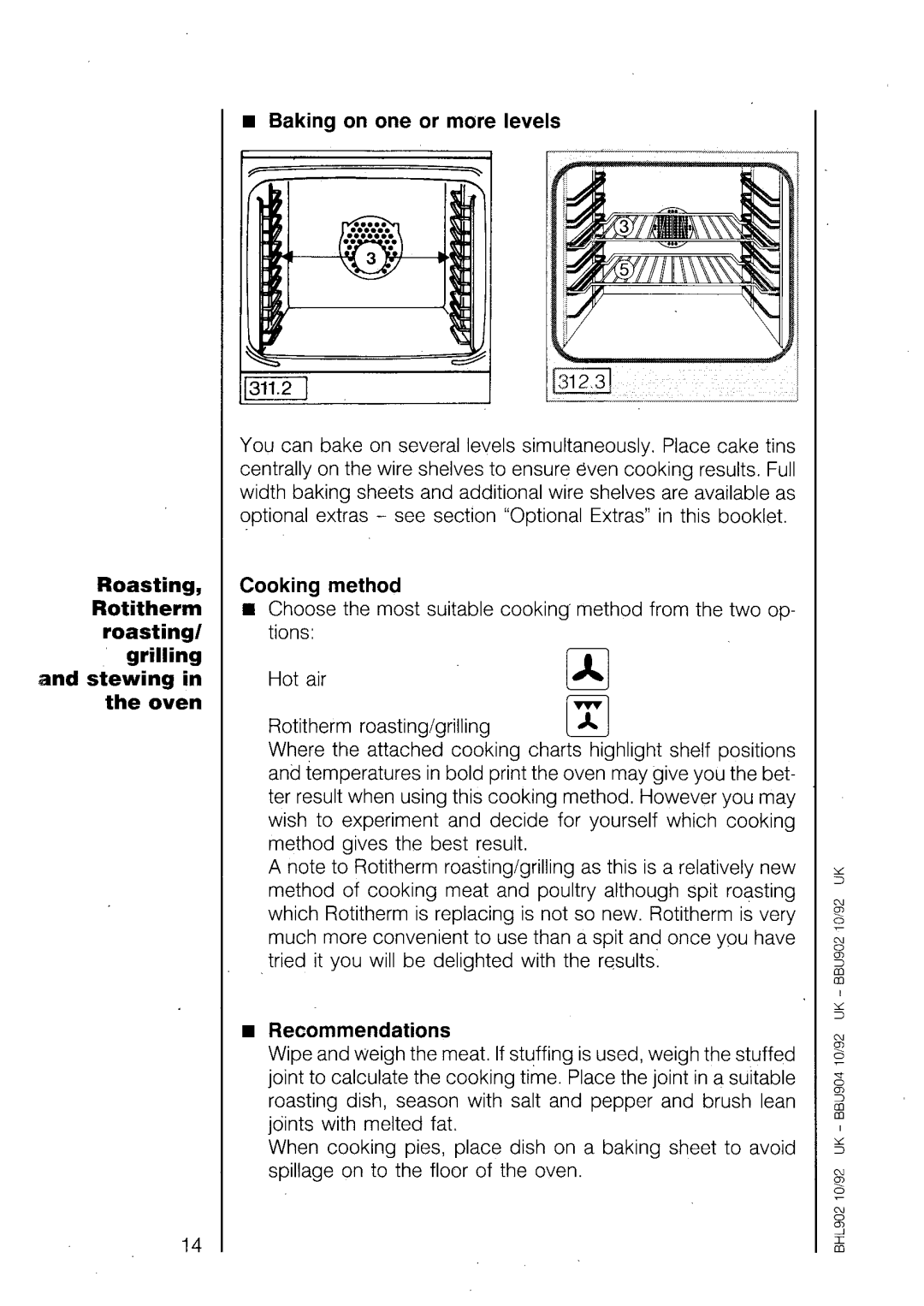 Electrolux 320 B manual 