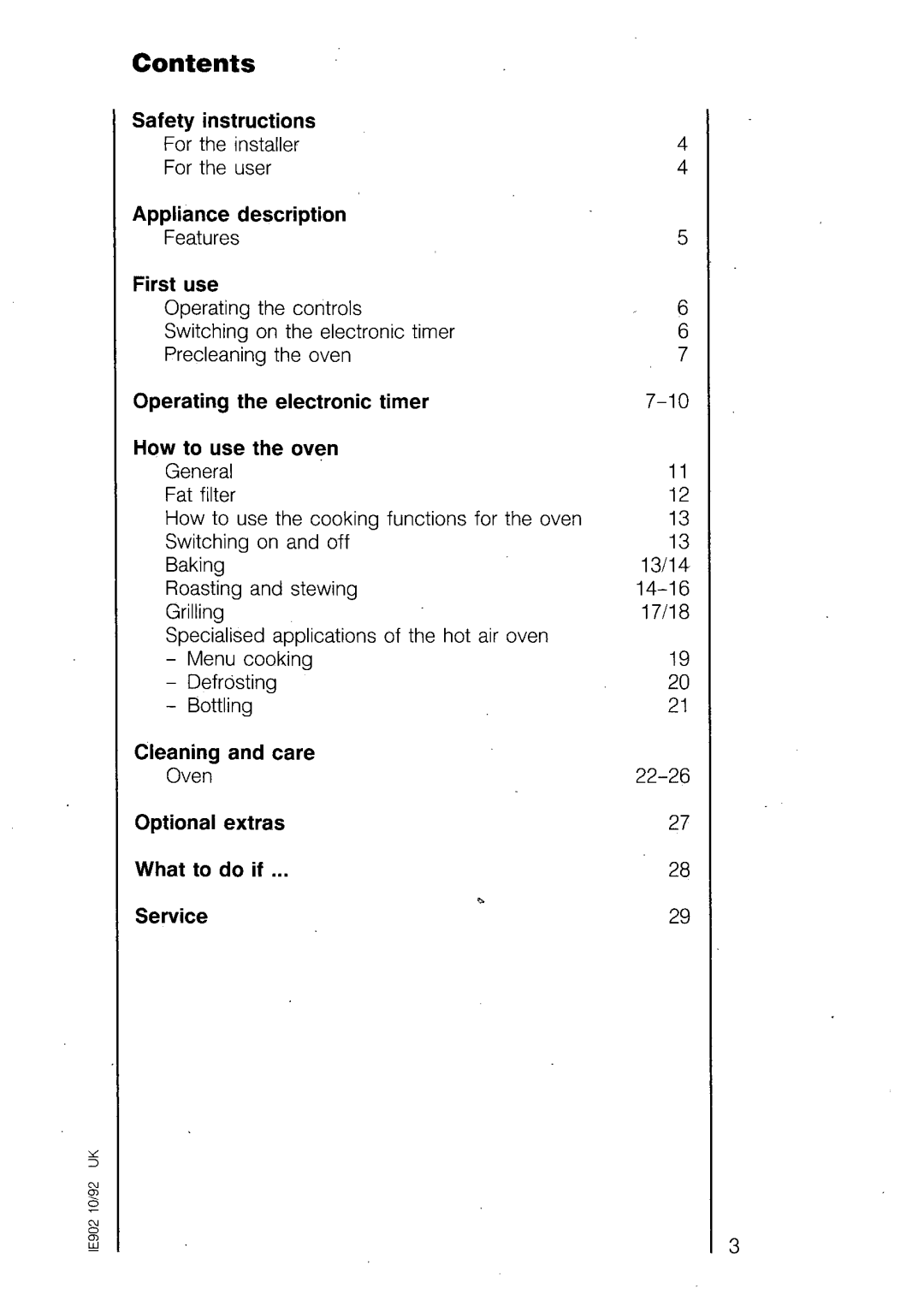 Electrolux 320 B manual 