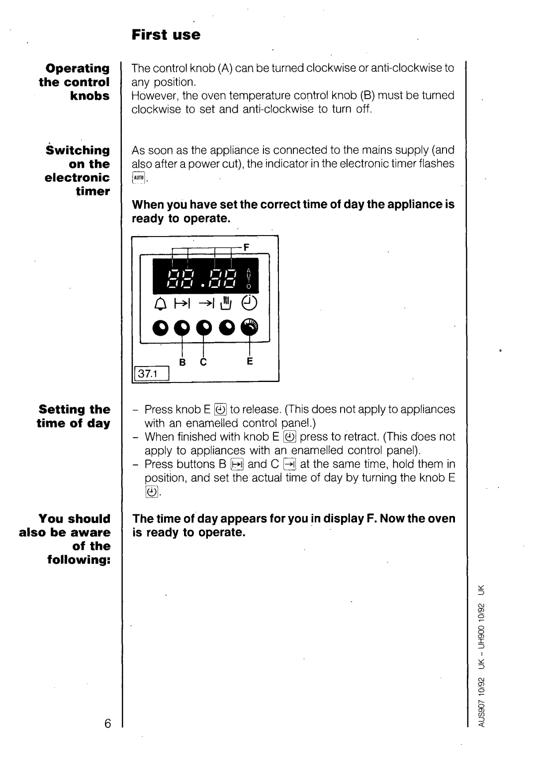 Electrolux 320 B manual 