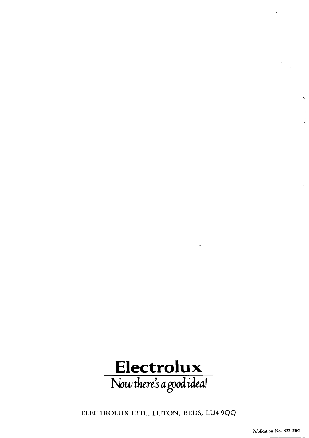 Electrolux 4071 manual 