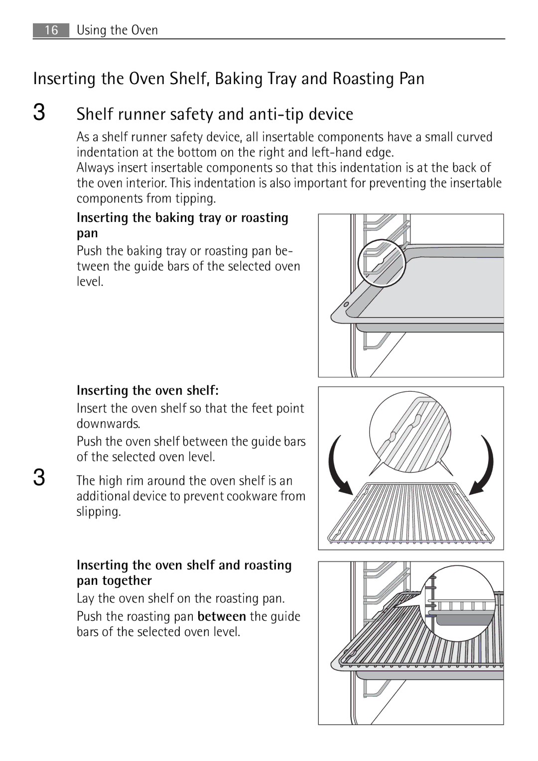 Electrolux 41016VH user manual Using the Oven 