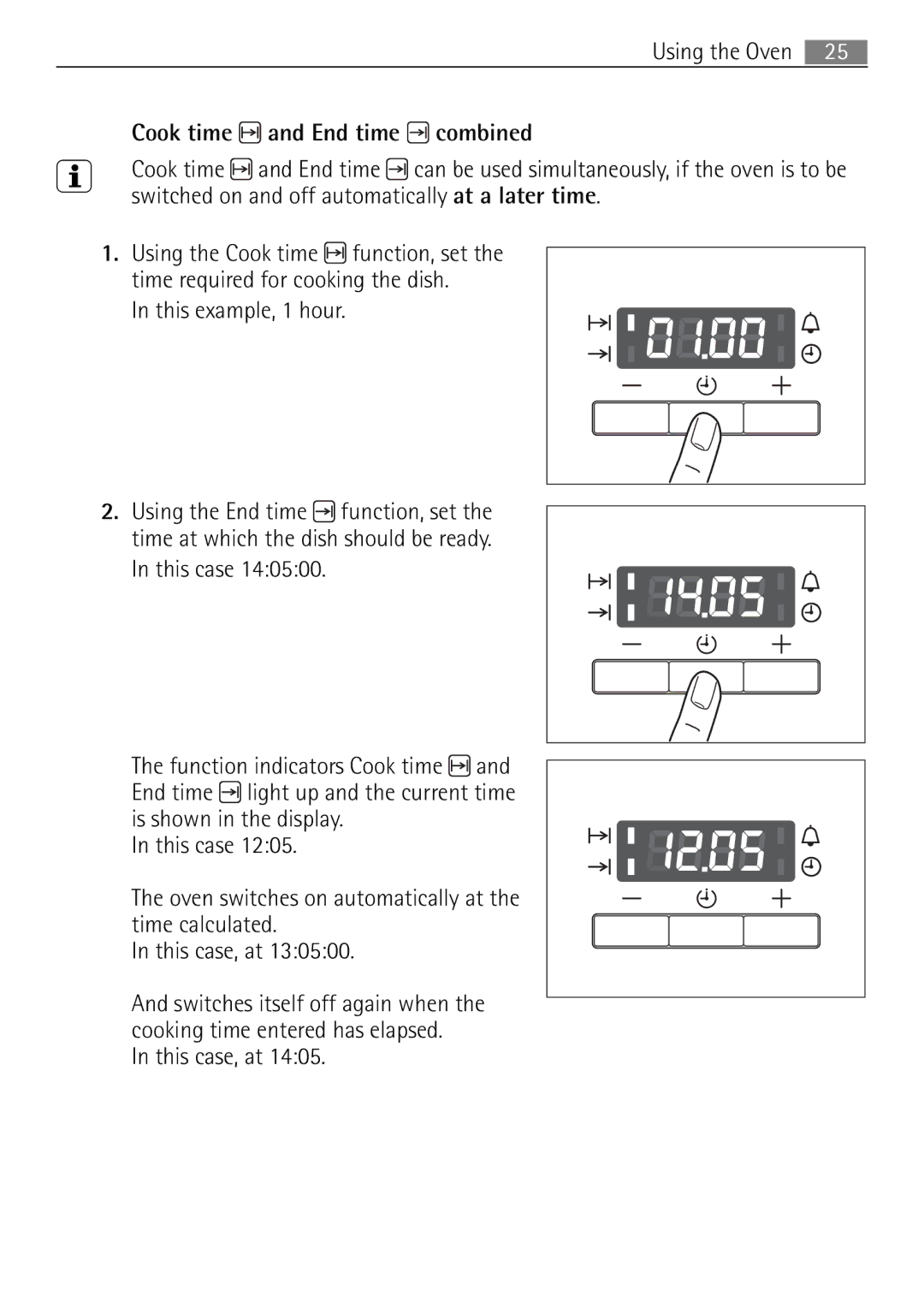 Electrolux 41056VH user manual This example, 1 hour, This case, at 