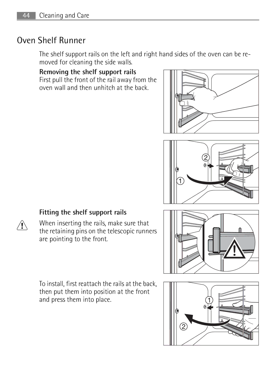 Electrolux 41056VH user manual Oven Shelf Runner 