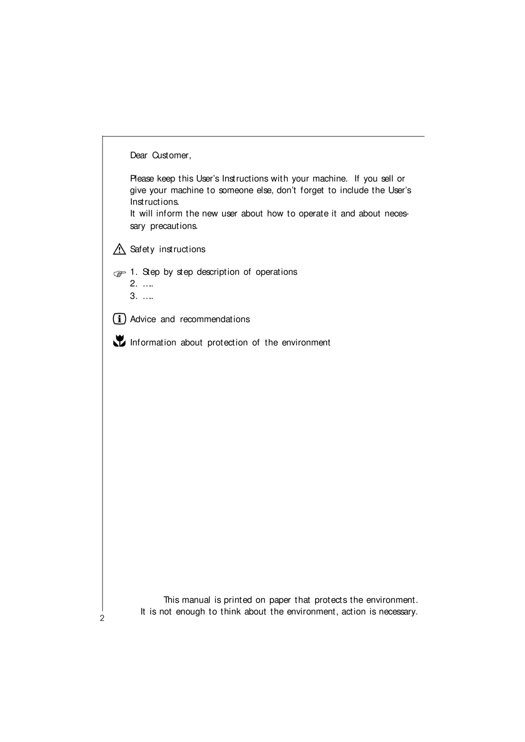 Electrolux 42230 manual 