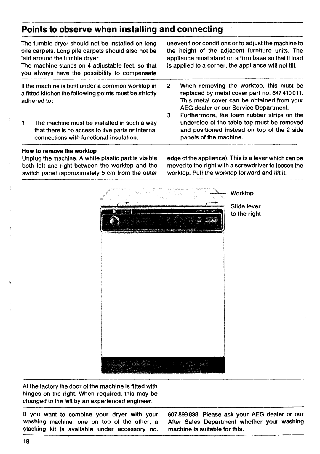 Electrolux 450 R manual 