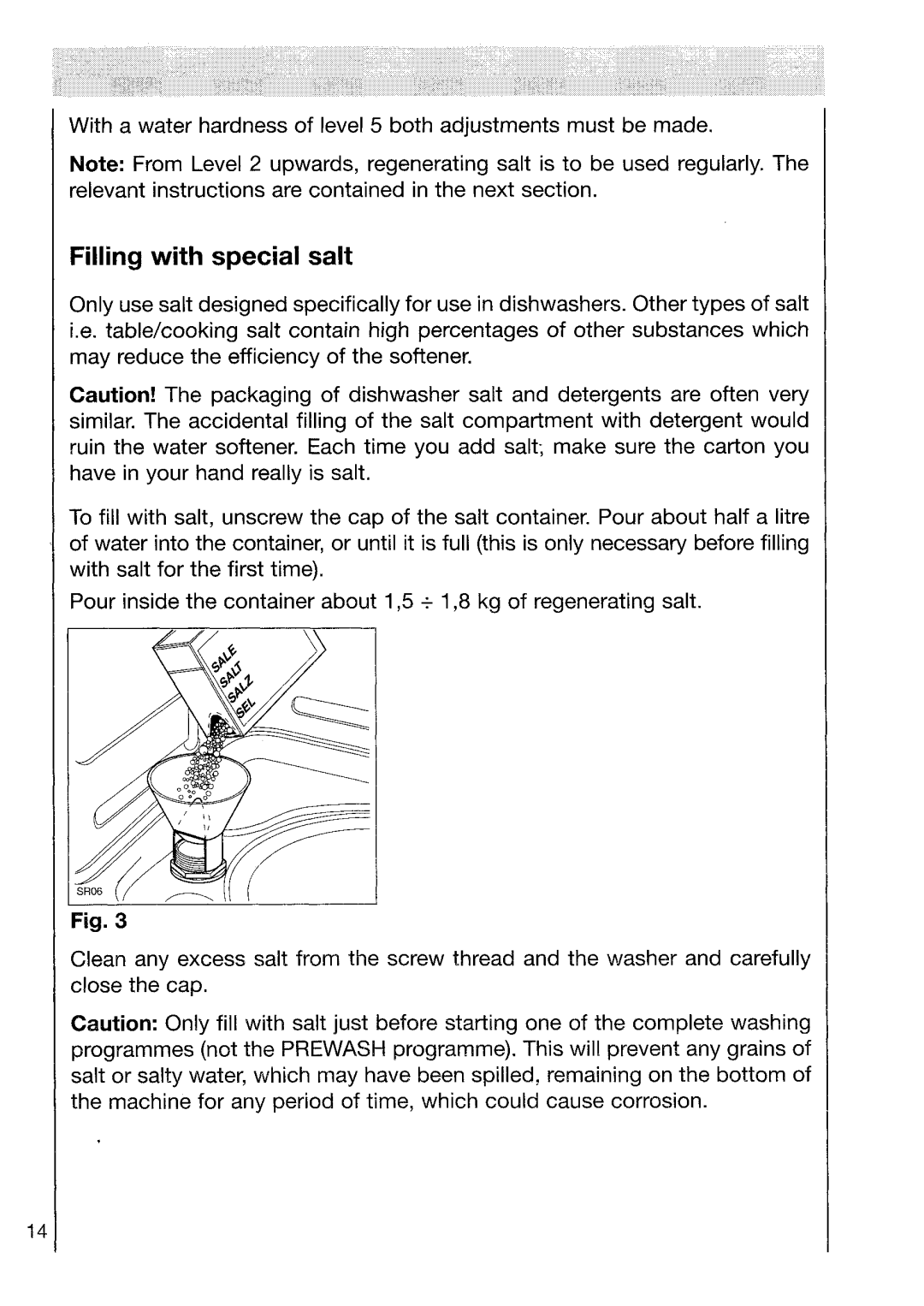 Electrolux 5050 VI manual 