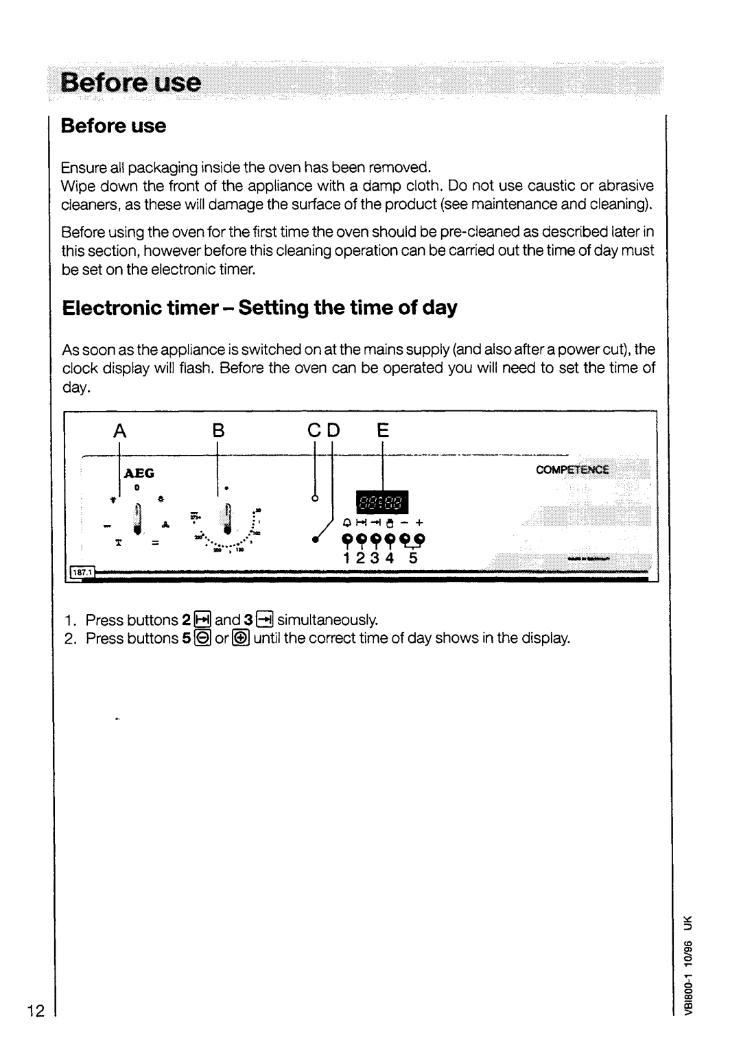 Electrolux 5051B manual 