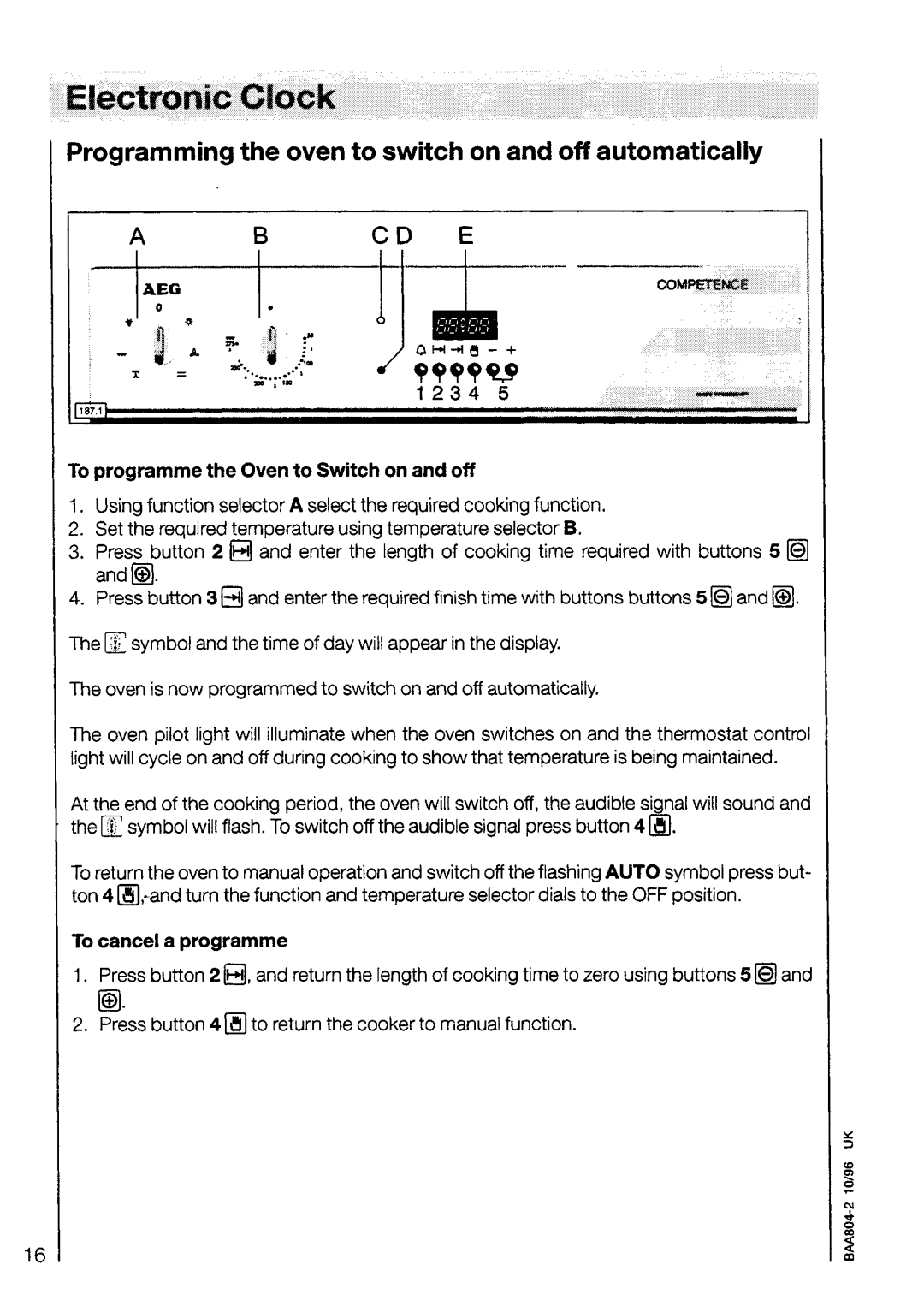 Electrolux 5051B manual 