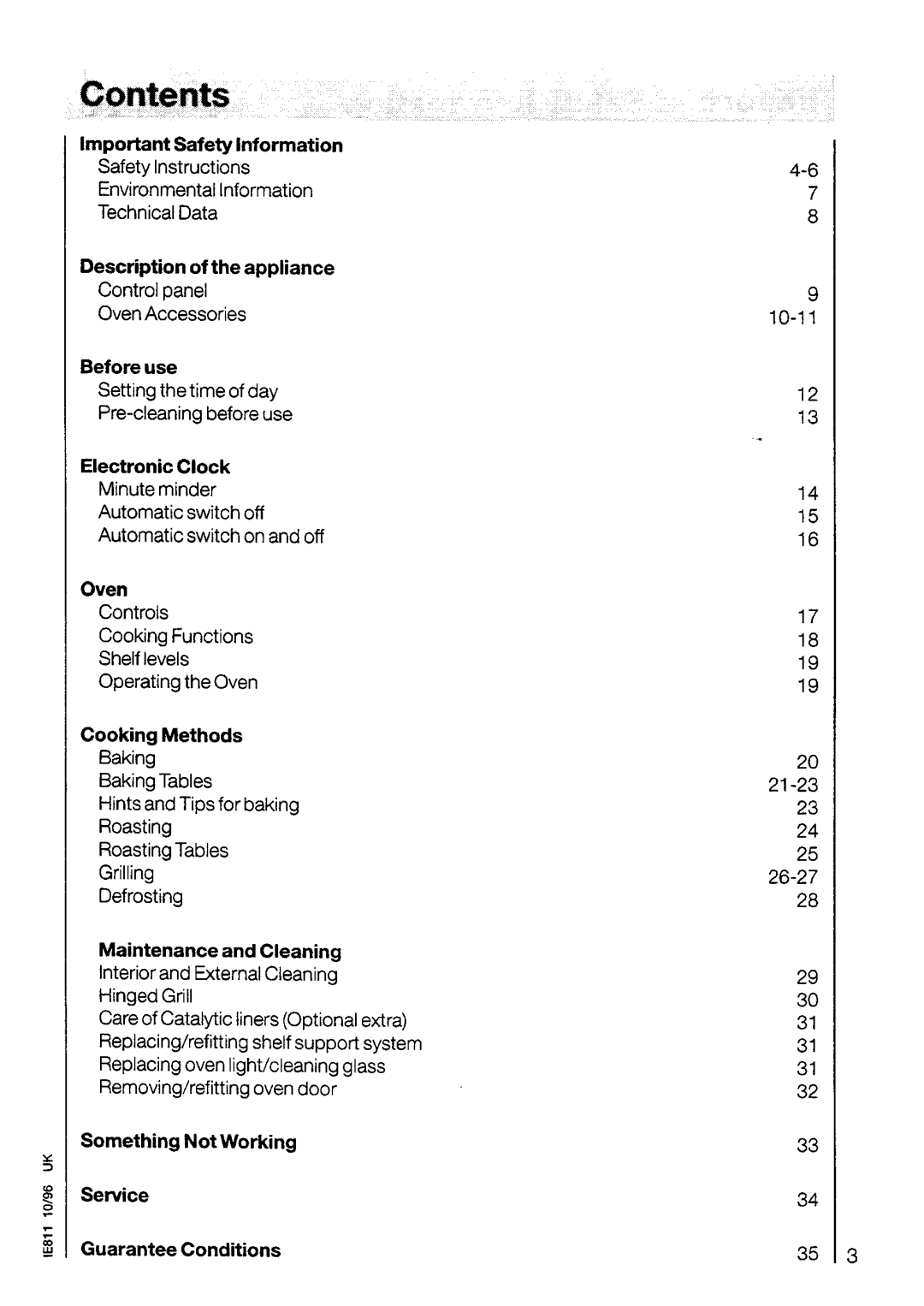 Electrolux 5051B manual 