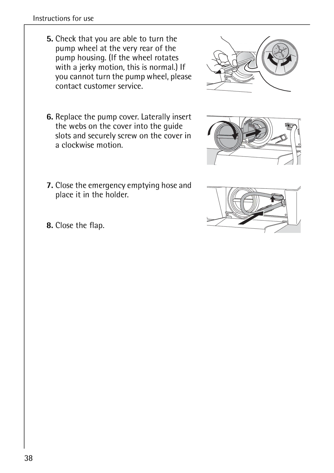 Electrolux 50550 manual Instructions for use 