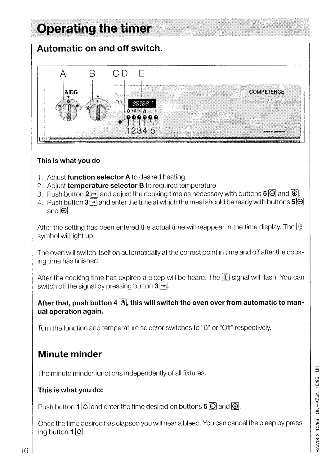 Electrolux 5201 B manual 