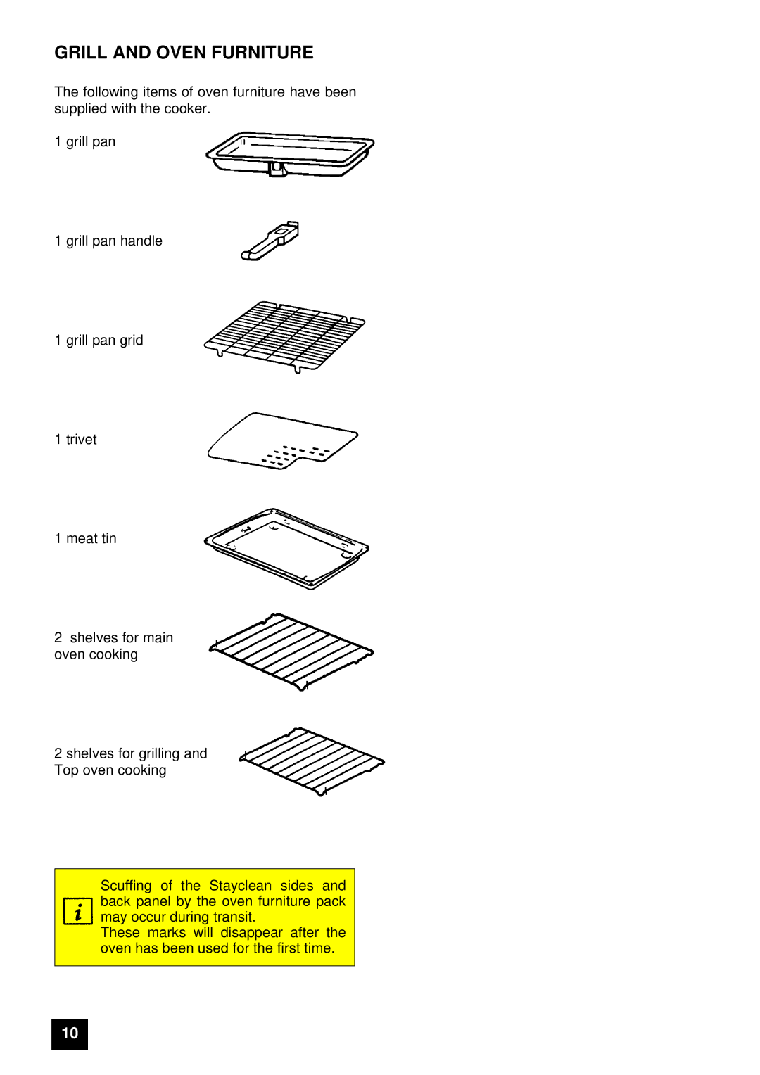 Electrolux 5210 BU installation instructions Grill and Oven Furniture 