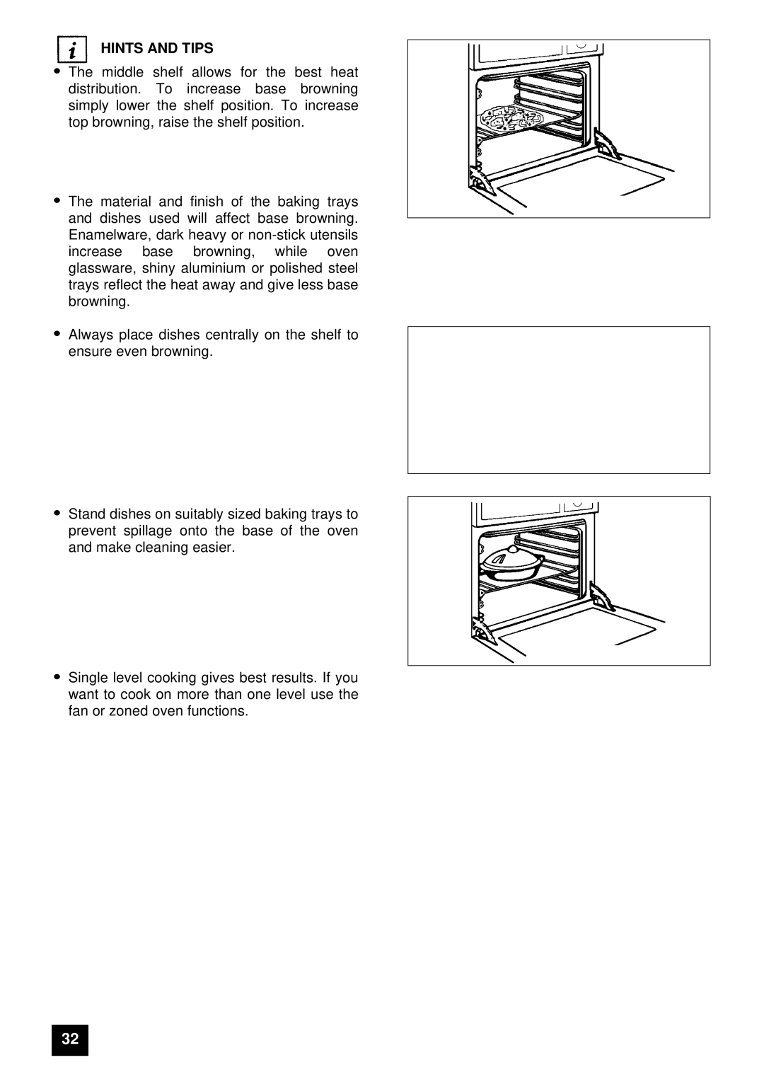 Electrolux 5210 BU installation instructions Hints and Tips 