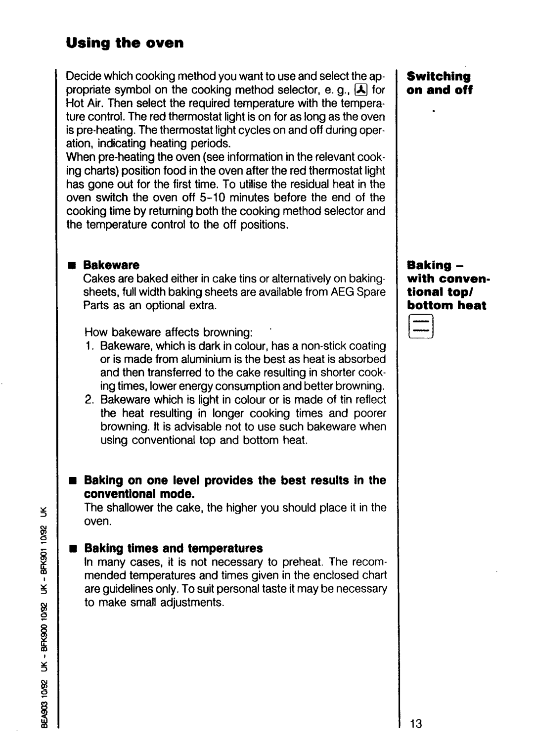 Electrolux 5330 B-m manual 