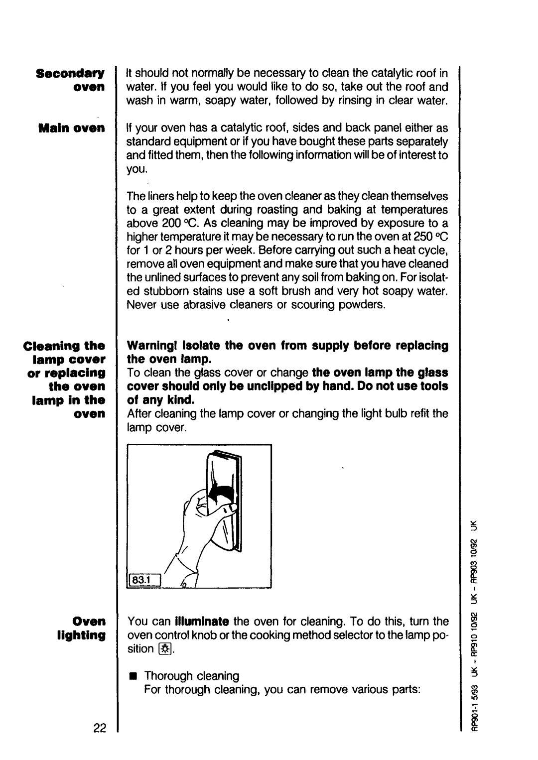 Electrolux 5330 B-m manual 